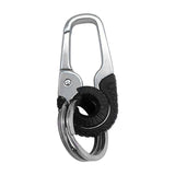 Maxbell 4xCar Key Chain for Men Multifunction Exquisite Universal for Men Women Unisex Black