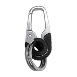 Maxbell 2xCar Key Chain for Men Multifunction Exquisite Universal for Men Women Unisex Black