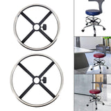 Maxbell Swivel Office Chair Footrest Ring Accessories for Designer Chairs Heavy Duty 35cm