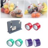 Maxbell Tape Bag Sealer Metal Tape Bag Machine for Packaging Vegetables Fruits Icing