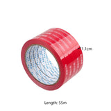 Maxbell 10Pcs Bag Sealing Tapes Bag Sealer Tapes for Packaging Vegetables Snack Meat red