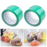 Maxbell 10Pcs Bag Sealing Tapes Bag Sealer Tapes for Packaging Vegetables Snack Meat green