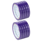 Maxbell 10Pcs Bag Sealing Tapes Bag Sealer Tapes for Packaging Vegetables Snack Meat purple