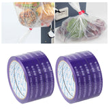 Maxbell 10Pcs Bag Sealing Tapes Bag Sealer Tapes for Packaging Vegetables Snack Meat purple