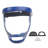 Maxbell Full Face Cover Anti Fog Protective for Grass Cutting Grinding Whacking Blue 1 Filter Cloth