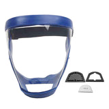 Maxbell Full Face Cover Anti Fog Protective for Grass Cutting Grinding Whacking Blue 1 Filter Cloth