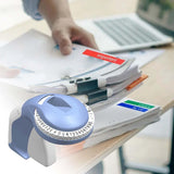 Maxbell Embossing Label Maker Old School Vintage Label Writer for Home Office School Purple