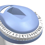 Maxbell Embossing Label Maker Old School Vintage Label Writer for Home Office School Purple