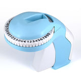 Maxbell Embossing Label Maker Old School Vintage Label Writer for Home Office School Blue