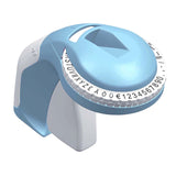 Maxbell Embossing Label Maker Old School Vintage Label Writer for Home Office School Blue