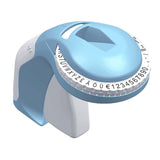 Maxbell Embossing Label Maker Old School Vintage Label Writer for Home Office School Blue