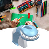 Maxbell Embossing Label Maker Old School Vintage Label Writer for Home Office School Blue