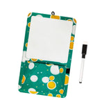 Maxbell Magnetic Storage Pocket with Message Board for Fridge Whiteboard Home School green