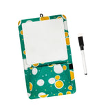 Maxbell Magnetic Storage Pocket with Message Board for Fridge Whiteboard Home School green