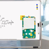 Maxbell Magnetic Storage Pocket with Message Board for Fridge Whiteboard Home School green