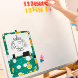 Maxbell Magnetic Storage Pocket with Message Board for Fridge Whiteboard Home School green