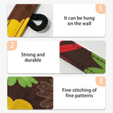 Maxbell Magnetic Storage Pocket with Message Board for Fridge Whiteboard Home School brown