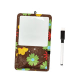 Maxbell Magnetic Storage Pocket with Message Board for Fridge Whiteboard Home School brown