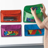 Maxbell Magnetic Storage Pocket Multipurpose Durable Polyester Classroom Storage Bag Green