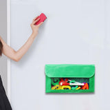 Maxbell Magnetic Storage Pocket Multipurpose Durable Polyester Classroom Storage Bag Green