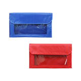 Maxbell Magnetic Storage Pocket Multifunctional Durable Marker Pen Holder for Fridge Blue