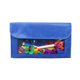 Maxbell Magnetic Storage Pocket Multifunctional Durable Marker Pen Holder for Fridge Blue