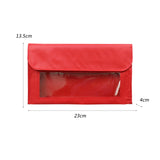 Maxbell Magnetic Storage Pocket Multifunctional Durable Marker Pen Holder for Fridge Red