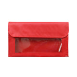 Maxbell Magnetic Storage Pocket Multifunctional Durable Marker Pen Holder for Fridge Red