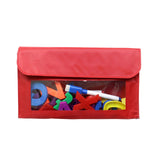 Maxbell Magnetic Storage Pocket Multifunctional Durable Marker Pen Holder for Fridge Red