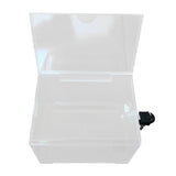 Maxbell Acrylic Donation Box Clear Donation Box for Business Voting Community Events