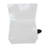 Maxbell Acrylic Donation Box Clear Donation Box for Business Voting Community Events