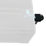 Maxbell Acrylic Donation Box Clear Donation Box for Business Voting Community Events