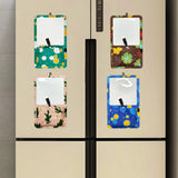 Maxbell Magnetic Dry Erase Whiteboard Small Announcement Magnet Fridge Message Board Blue