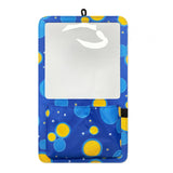 Maxbell Magnetic Dry Erase Whiteboard Small Announcement Magnet Fridge Message Board Blue