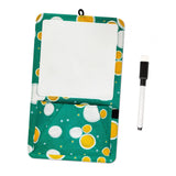 Maxbell Magnetic Dry Erase Whiteboard Small Announcement Magnet Fridge Message Board Green