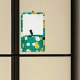 Maxbell Magnetic Dry Erase Whiteboard Small Announcement Magnet Fridge Message Board Green