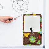 Maxbell Magnetic Dry Erase Whiteboard Small Announcement Magnet Fridge Message Board Green