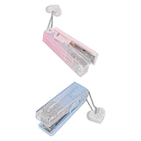 Maxbell Mini Stapler Staples Cute Office Supplies for Family Binding Supplies Office Pink