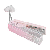 Maxbell Mini Stapler Staples Cute Office Supplies for Family Binding Supplies Office Pink