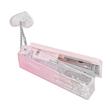 Maxbell Mini Stapler Staples Cute Office Supplies for Family Binding Supplies Office Pink
