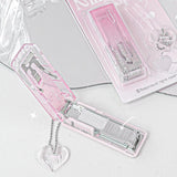 Maxbell Mini Stapler Staples Cute Office Supplies for Family Binding Supplies Office Pink