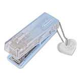 Maxbell Mini Stapler Staples Cute Office Supplies for Family Binding Supplies Office Blue