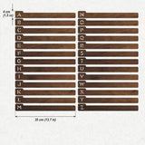 Maxbell 26 Pieces Vinyl Record Dividers for CD Book Shelf Library Record Exhibitions