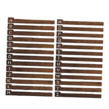 Maxbell 26 Pieces Vinyl Record Dividers for CD Book Shelf Library Record Exhibitions