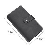 Maxbell 96 Envelope Savings Challenge Binder Leather Money Saving Binder Budget Book