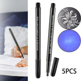 Maxbell 5Pcs Marker Pens Luminous Pen Festival Party Favors Notes Invisible Ink Pens