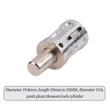 Maxbell Lock Cylinder Easy to Install Portable Drawer Lock for Cabinet Showcase Lock