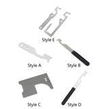 Maxbell Firefighting Tool Compact Practical Firefighter Pry Bar for First Responders Style A