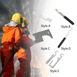 Maxbell Firefighting Tool Compact Practical Firefighter Pry Bar for First Responders Style A