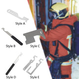 Maxbell Firefighting Tool Compact Practical Firefighter Pry Bar for First Responders Style A